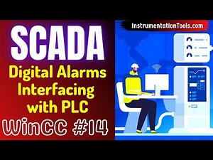 SCADA Training Course 14 - Digital Alarm configuration in SCADA with PLC Interfacing