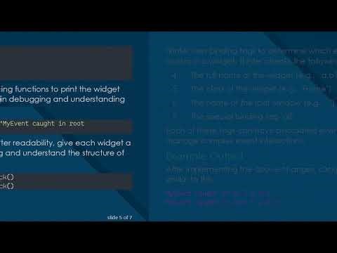 How to Propagate Events in Tkinter Beyond the Widget Level