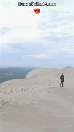 Dune of Pilat 🇫🇷 Europe's Tallest Sand Dune Will Leave You Speechless! #shorts