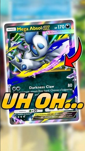 MEGA ABSOL EX Looks BROKEN! #pocket #pokemon #pokemontcgpocket #shorts