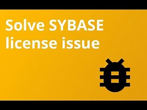 How to solve sybase license issue in SAP NPL