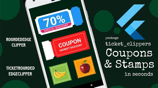 Flutter - 使用 Flutter 实现优惠券和邮票锯齿边框_哔哩哔哩_bilibili