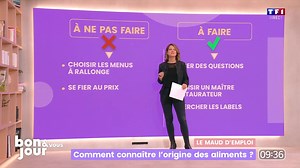 Le Maud d'emploi : Comment connaître l'origine des aliments ? | TF1 INFO