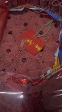 unboxing the 100000 rounds Chinese firecracker 🧨 十万响红炮