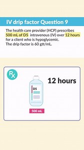 35 reactions | IV Drip Factor Practice Question - Med Math ➗ To try out SimpleNursing for free, visit: https://bit.ly/4atzF4Z | SimpleNursing | Facebook