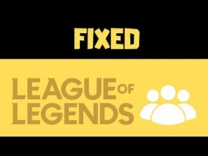 League of Legends Client Not Opening - Easy Fix