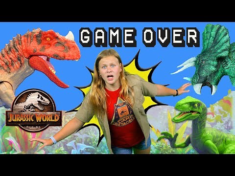 Assistant Gets Stuck in Jurassic Park Game with Paw Patrol Dino Rescue