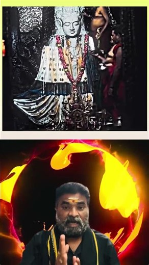 This is not a rock, this is a living force🙏#devotional #ammavaru #abhishekam #trendigshorts #supp...