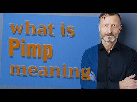 Pimp | Meaning of pimp