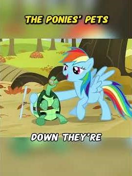 The ponies' pets