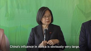 Watch: TaiwanPlus reporter Ed Moon asks President Tsai Ing-wen in Eswatini about how Taiwan can respond to China's influence in Africa. | TaiwanPlus News