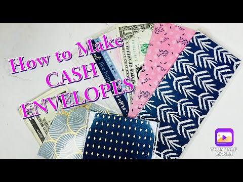 How to Make Cash Envelopes ll EASY FOR BEGINNERS ll MINI AND FULL SIZE