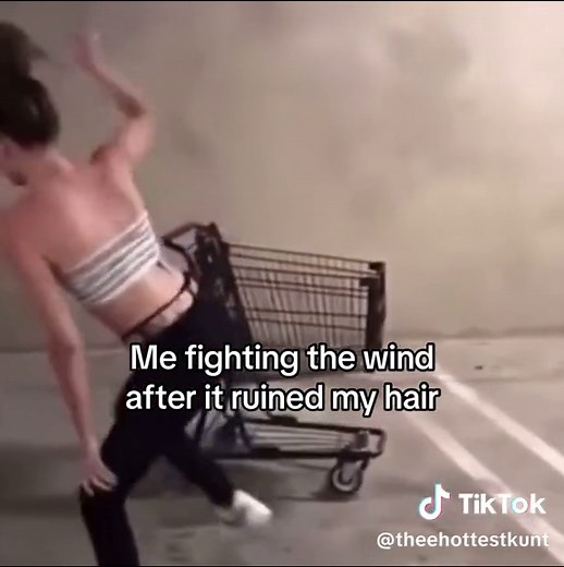 Me vs. Wind: Hair Struggles