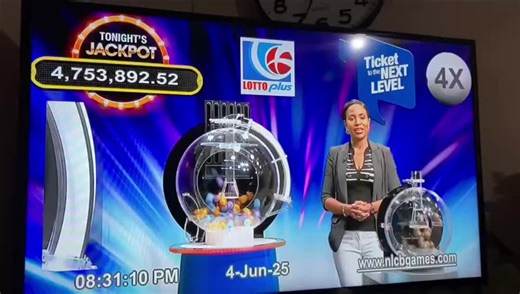 Lotto Draw Drama: Live Balls Fly from Machine