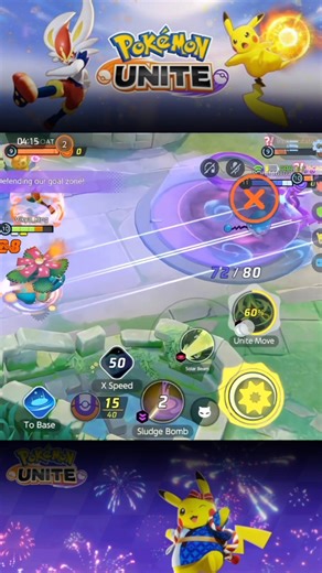 Bulbasaur Unite Move and Solar Bean 😁 #pokemon #pokemonunite #gaming