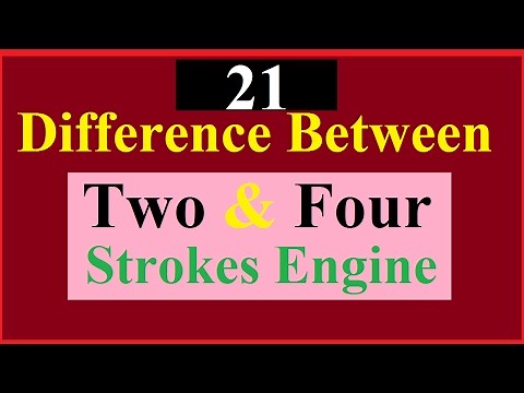 Difference Between Two Stroke and Four Stroke Engine