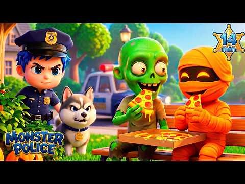 Silly Monsters in the City! 🚨 + More Monster Police Kids Songs