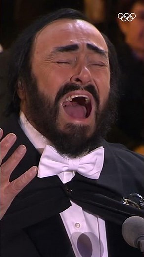 The unforgettable final public performance of Luciano Pavarotti at the #Turin2006 Opening Ceremony 🥹