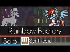 Rainbow Factory - Wooden Toaster - |SOLO PIANO TUTORIAL| -- Synthesia HD