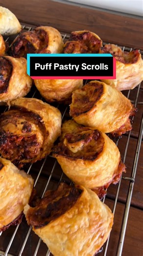 Delicious and Easy Puff Pastry Scrolls | Pizza & Vegemite Recipes