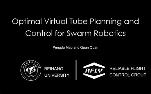 Optimal Virtual Tube Planning and Control for Swarm Robotics