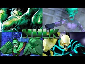 HULK 2003 GAME - ALL BOSS BATTLES