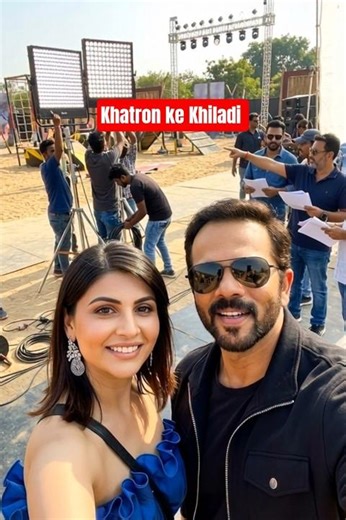 Rohit Shetty with Malti chahar #Ai #biggboss #uncutbb #malti