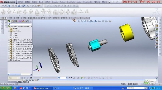 solidworks爆炸图动画制作