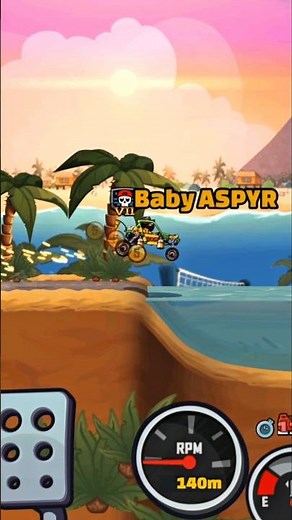 SUPER Clean Low GP T3 Run with Dune Buggy - Hill Climb Racing 2