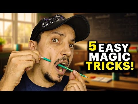 Learn 5 Magic Tricks 🎒 Turn School Into Your Magic Session ✨