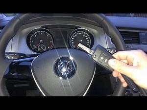 How to start the engine of the Volkswagen Golf