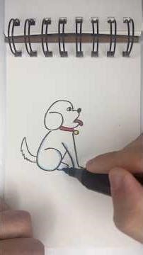 How to easily draw a dog using the numbers 6, 2 and 1?