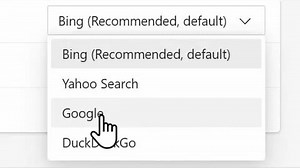 How to change the default search engine to Google in Edge on windows 11