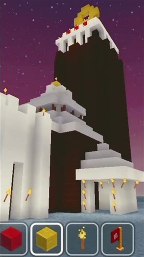 Jagannath temple in block craft 3D