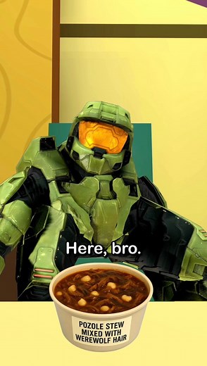 Mister Chief crashes lunch period. #halo #parody #masterchief | ShinRegis