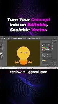 From Concept to Professional Vector (Manual Tracing)