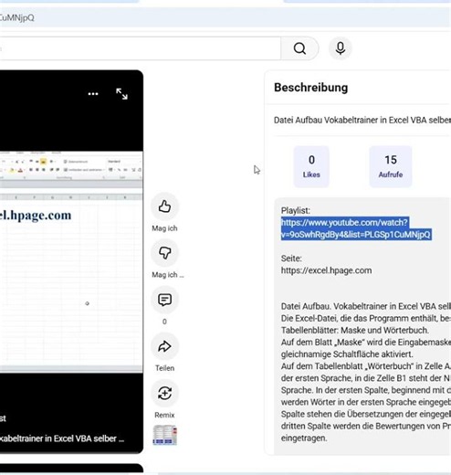 How to create this program: Build your own vocabulary trainer in Excel VBA