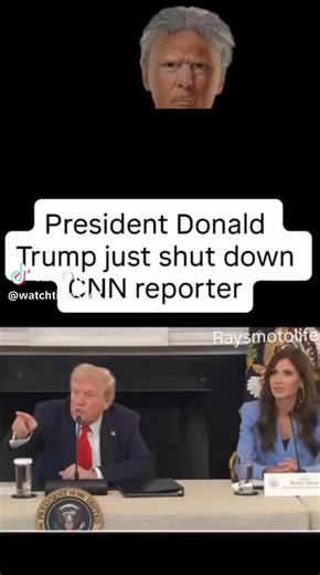 Trump Shuts Down CNN Reporter During Press Briefing