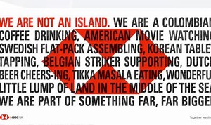 HSBC release 'anti-Brexit' campaign stating 'we are not an island'