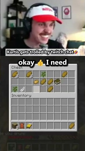 Kurtis Conner twitch chat controll Minecraft #minecraft #minecraftshorts #minecraftmemes #twitchclip