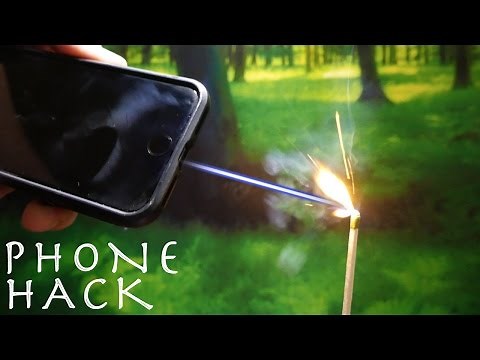 Turn Your Smartphone Into a BURNING LASER POINTER!?!?