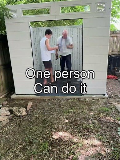 Suncast Shed 8x7 assembly from Costco #mchandyman #diy #handyman