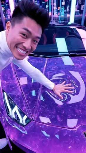 Jelly space style Lamborghini, do you want it? #satisfying #jellycar