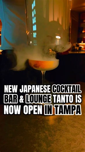 🥃Classy Japanese Cocktail Bar & Lounge is NOW OPEN in Tampa.🤌 From the mixology and chef team behind Michelin star @kosentampa comes @tantotampa 🔥 With a cocktail program led by @wildmikeofthewest the level of creativity, quality, and meticulous execution is setting the a new bar for the area. There are around 20 ish cocktails and a small bar menu, eventually to be expanded, but the kimchi chicken sandwich was🔥🔥🔥as were the togarashi which will be looking for a Sam’s club sized bag for by 