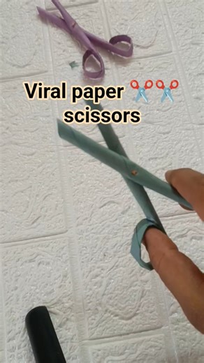 Viral paper scissors ✂️✂️ kids craft #diy #ytshorts #shortsfeed #yt