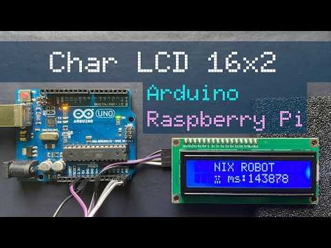 Character LCD How to: i2c, 16x2 Display, Arduino + Raspberry Pi