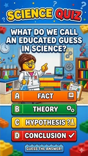 What Do We Call an Educated Guess in Science? | Science Quiz for Kids 🧪