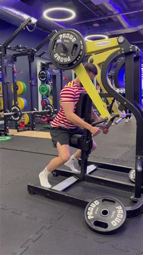 Machine horizontal row