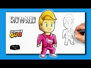 How to Draw Ken from Stumble Guys | Step-by-Step Tutorial