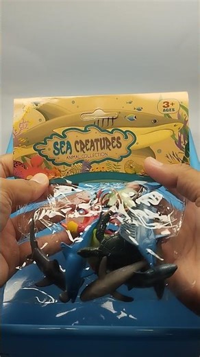 Satisfying Unboxing Sea Animal Toys | ASMR #unboxing #seaanimals #toys